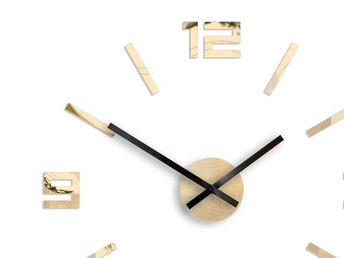 Zegar ścienny ARABIC ZŁOTE LUSTRO 50cm JAKOŚĆ -DIY na Arena.pl