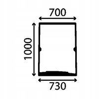 Szyba Przód Przednia Manitou MLT 625 75H MT 625