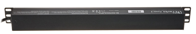 Listwa Zasilająca the t.racks Power 8 RACK 1U 8 gniazd 2m włącznik zdjęcie 4