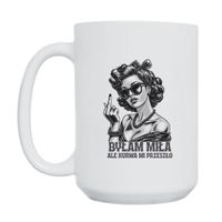 KUBEK "BYŁAM MIŁA, ALE KURWA MI PRZESZŁO" Wzór - Duży 450 ml