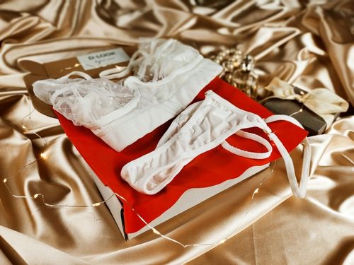 Komplet bielizny biustonosz stringi 14k 40 L na Arena.pl