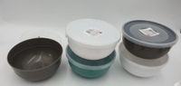 miska plastikowa 0,7 l  z pokrywką   -  5szt.      1401