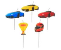 Świeczki urodzinowe Wyścigi Samochodowe