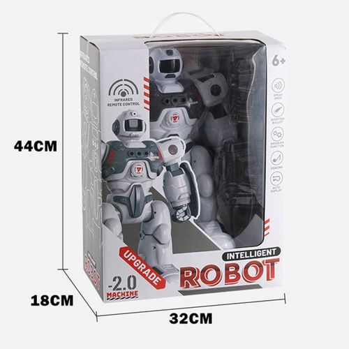 MULTIFUNKCYJNY ROBOT STEROWANY STRZELA STRZAŁKAMI PARĄ PILOT PROGRAMOWANIE na Arena.pl