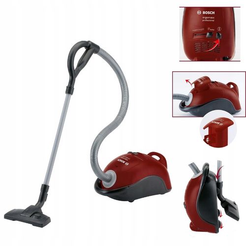BOSCH ODKURZACZ DLA DZIECI CZERWONY Z DŹWIĘKIEM 30 CM KLEIN na Arena.pl