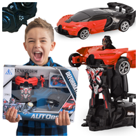 Auto Robot Samochód Zdalnie Sterowany Transformer 2w1 Na Pilot Akumulator