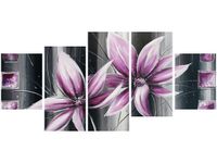 70CM 150CM OBRAZ 5 ELEM ZGRANY DUET ŚCIENNY