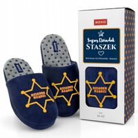 KAPCIE MĘSKIE SUPER DZIADEK PANTOFLE DZIEŃ DZIADKA