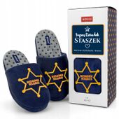 KAPCIE MĘSKIE SUPER DZIADEK PANTOFLE DZIEŃ DZIADKA