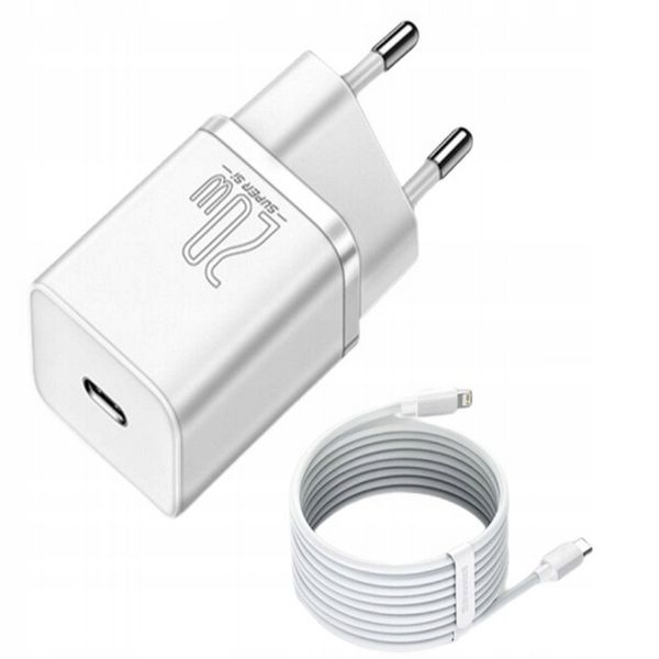 Ładowarka sieciowa Baseus do Apple ipone X 11 12 13 kabel Lightning USB-C zdjęcie 7