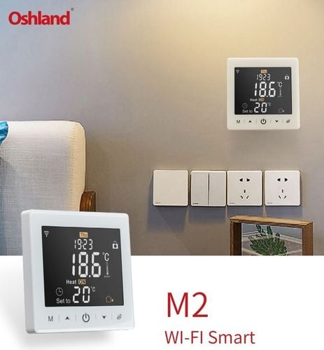 CZARNY TERMOSTAT POKOJOWY PANEL LCD 16A WIFI TUYA OGRZEWANIE PODŁOGOWE na Arena.pl