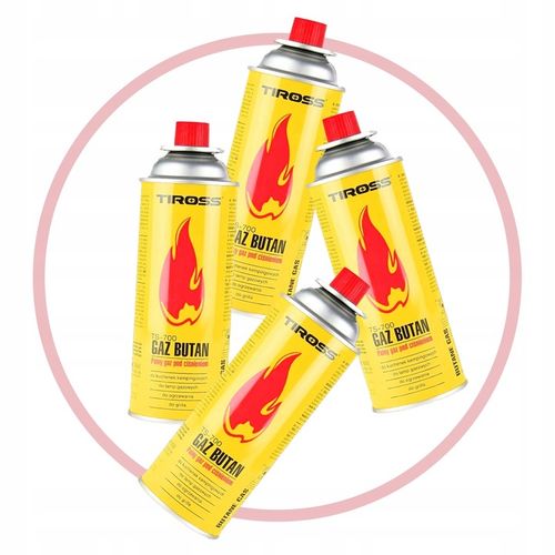 KUCHENKA TURYSTYCZNA TIROSS TS-266 SREBRNA 1650 W + 4 I BUTLE GAZOWE na Arena.pl