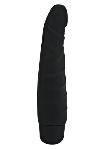 Czarny Mini Wibrator Silikonowy Penis - Silicone Classic na Arena.pl