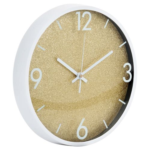 Zegar ścienny złoty biały 29,5 cm na Arena.pl