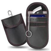etui rfid tech-protect klr100 - czarno-czerwone