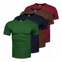 T-SHIRT MĘSKI PREMIUM KOSZULKA ZESTAW KOMPLET 4 SZTUKI L