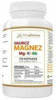MAGNEZ SKURCZ FORTE 650mg + Potas + B6 120 kps Mg + K + B6 120 kaps Vege