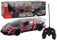 Auto Sportowe Zdalnie Sterowane RC Skala 1:16 Światła Czerwone