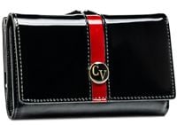 portfel damski skórzany h23-3-sh-bl-4273 black