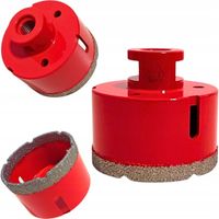 Otwornica diamentowa 68mm M14 do gresu płytek glazury koronka