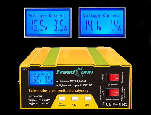 MF-2B Prostownik AUTOMATYCZNY Z FUNKCJĄ NAPRAWY 12V 24V na Arena.pl