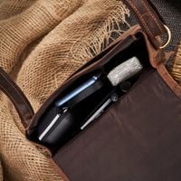 Torebka Damska Skórzana Listonoszka Vintage Na Ramię Brązowa Paolo Peruzzi