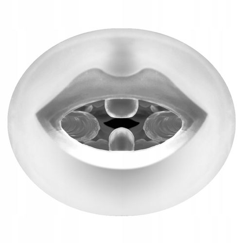 Masturbator dwustronny, usta i pochwa, wewnętrzna tekstura. na Arena.pl