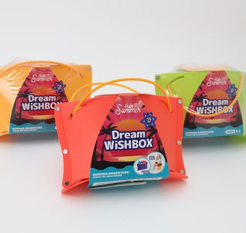 zestaw łopatek i foremek do piasku Kryształy z torbą - różowy na Arena.pl