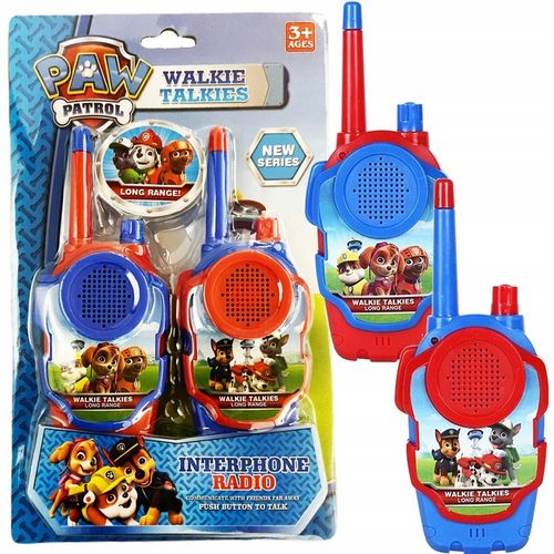 WALKIE TALKI PSI PATROL KRÓTKOFALÓWKA PAW PATROL 2 SZT W ZESTAWIE na Arena.pl