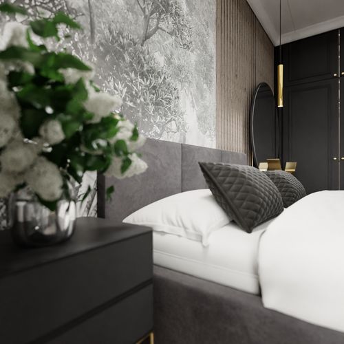 ŁÓŻKO TAPICEROWANE 160x200 ŁÓŻKO PODWÓJNE Z POJEMNIKIEM GRAFITOWE na Arena.pl