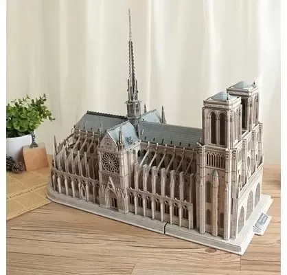 Puzzle 3D 293 elementy. Katedra Notre Dame de Paris zdjęcie 7
