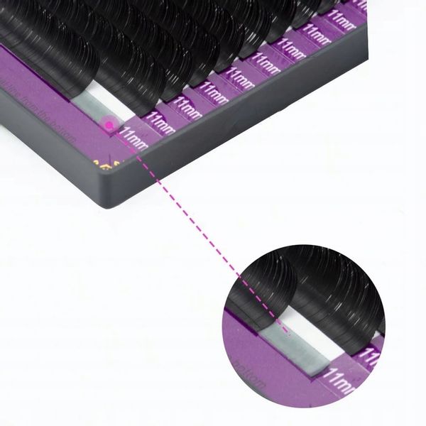 Rzęsy Nagaraku D, 0.07, 11 mm zdjęcie 5