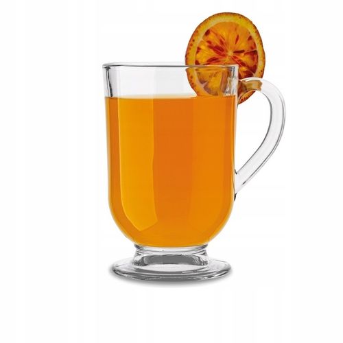 SZKLANKI do KAWY KUBEK z Uchem WYSOKIE Szklane Tadar Latte Mocha 6x300 ml na Arena.pl