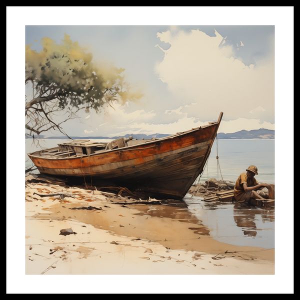 Plakat 60x60cm Spokój Przybrzeża zdjęcie 3
