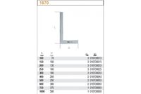 kątownik powierzchniowy płaski 250mm - be 1670/250