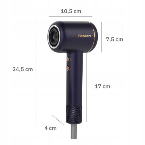 SUSZARKA DO WŁOSÓW WEBBER 3W1 ULTRA-SILENCE JONIZACJA 1600W LED na Arena.pl