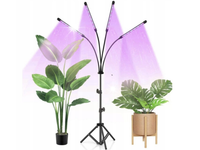 4 X LAMPA PANEL DO WZROSTU ROŚLIN DOŚWIETLANIA HODOWLI 80 LED TIMER + PILOT