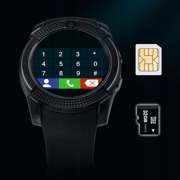 SMARTWATCH V8 ZEGAREK SMART WATCH PL KARTA SIM SD zdjęcie 3