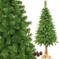 CHOINKA SZTUCZNA NA PNIU SOSNA zielona naturalna DUŻA GĘSTA 160cm PREMIUM