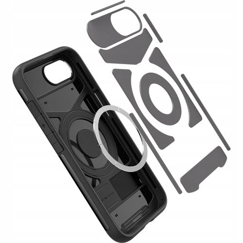 Etui plecki Spigen Slim Armor Mag MagSafe Czarne do Apple iPhone 16e na Arena.pl