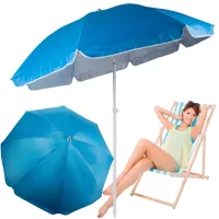 Duży parasol plażowy ogrodowy UV łamany 170cm