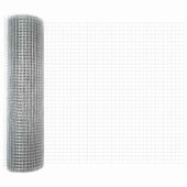Spawana siatka ogrodzeniowa Srebrny 0.8 x 10 m Stal