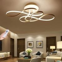 Lampa Sufitowa LED Żyrandol Biała 33W z Pilotem 3000K-6500K do salonu