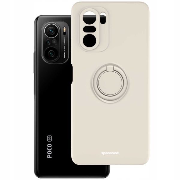 Spacecase Silicone Ring Poco F3 / Mi 11I Bone zdjęcie 2