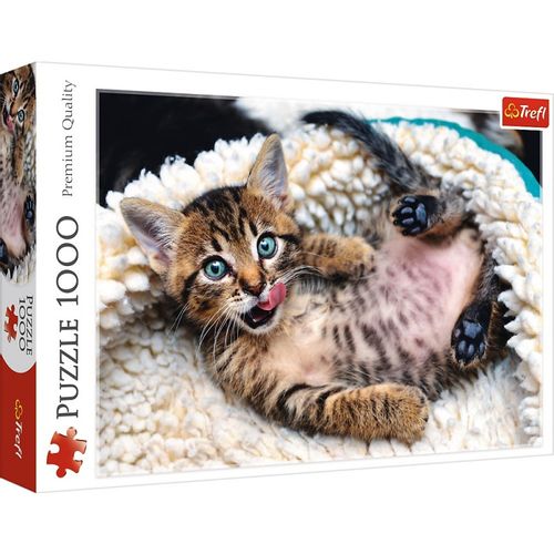 Puzzle 1000 Elementów Wesoły Kotek na Arena.pl