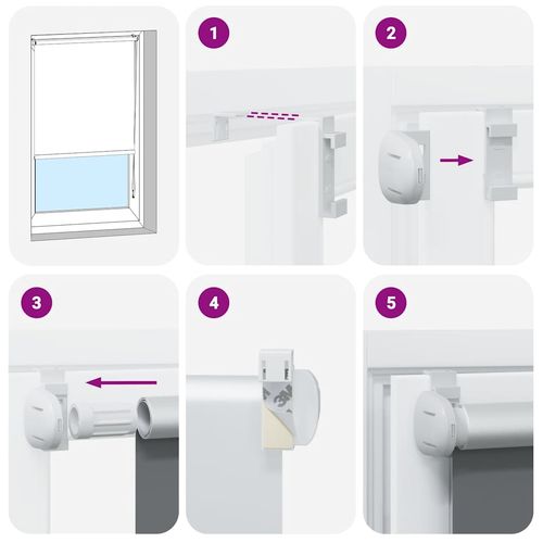 Roleta zaciemniająca 80x230 cm Szerokość tkaniny 75,7 cm na Arena.pl