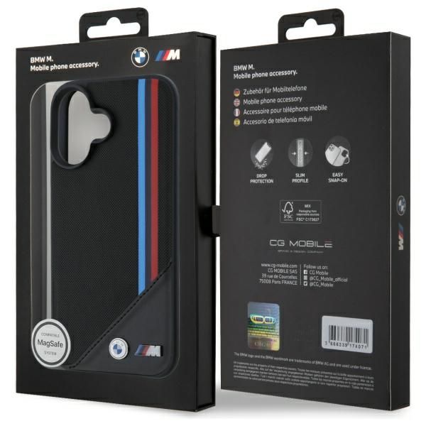Etui BMW do iPhone 16 6.1"", Czarny MagSafe zdjęcie 8