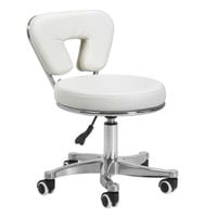 Taboret kosmetyczny do pedicure 9266 biały