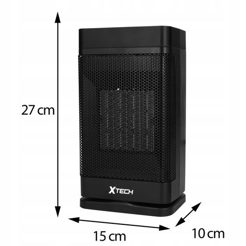 TERMOWENTYLATOR PRZENOŚNY GRZEJNIK FARELKA DO POKOJU Z PILOTEM 1500 W na Arena.pl