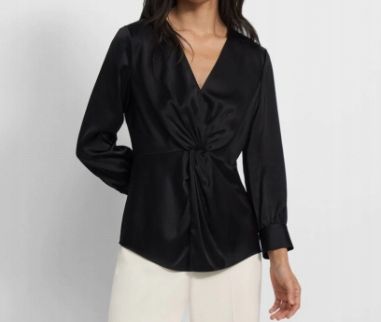 Theory LS TWIST BLOUSE.SOFT 36 zdjęcie 2